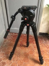 Trépied magnesium Manfrotto 536 Mpro avec Tête fluide 509HD.  Hauteur Max 218 cm