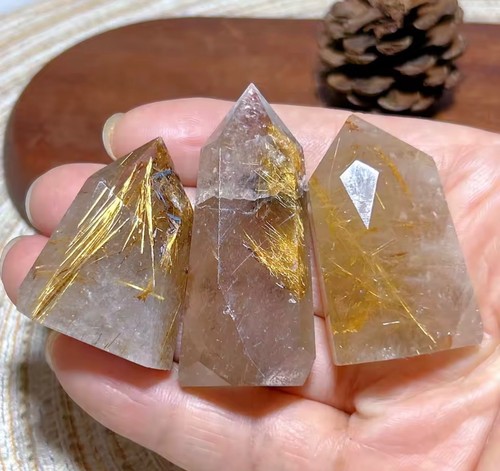 Cristal citrine jaune clair - en,