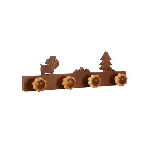 Porte manteau bois - en, avec
