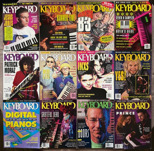 Keyboard magazines complete - magazines.,