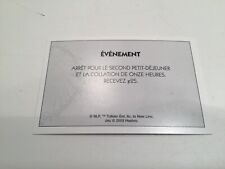 CARTE ÉVÉNEMENT ARRÊT POUR