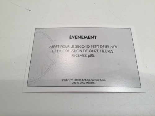 Carte événement arrêt pour - ÉvÉnement,
