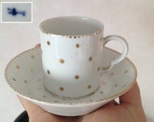 Ancienne Tasse et soucoupe en porcelaine Empire Marqué Vincennes Saxe ?