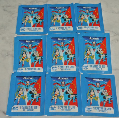 Lot pochettes auchan dc - 9,