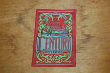 Etiquette tissée  - Century welcome - couture - ÉCUSSON VETEMENT -