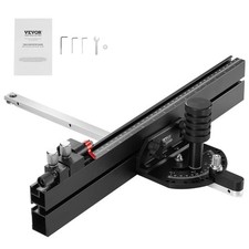 VEVOR Jauge à onglets pour scie à table de précision 19x9,5 mm grille 18 po