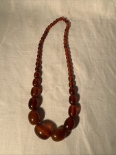 Ancien Bijou Collier Ambre Amber Collection Bakelite