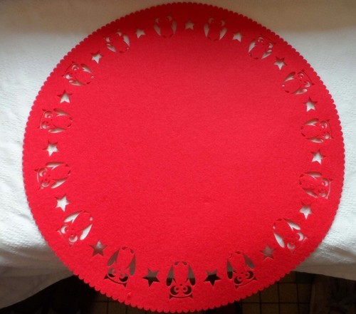 Set table lot 4 rouges - de,
