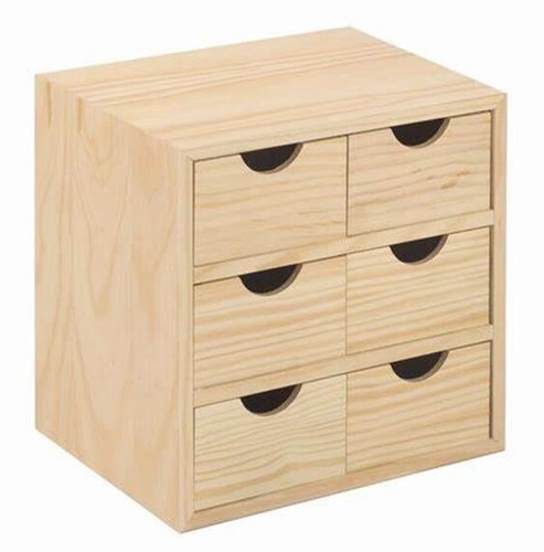 Commode bois pin et en - commode,