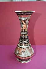vase soliflore 1 PC En Métal cuivré rouge origine ISTANBUL EN 1992 (pique-fleur)