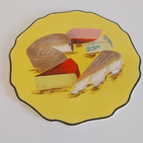 Vintage plateau fromage - plateau, emaux