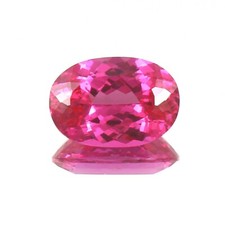 14x10 MM - Ravissante Couleur Naturel Ceylan Saphir Rose Ample Ovale Gemme Coupe