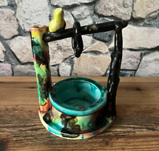 JOLI sujet puit oiseaux en céramique de VALLAURIS, MASSIER ?? collection déco ++