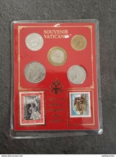 COFFRET MONNAIES ET TIMBRES SOUVENIR DU VATICAN / VATICANO / LIRES