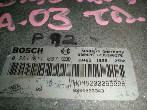 0281011087 calculateur moteur - calculateur,
