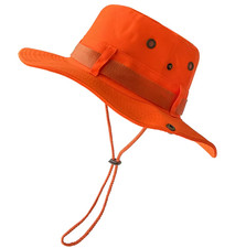 Bob adulte Orange fluo pour randonnée pêche chasse