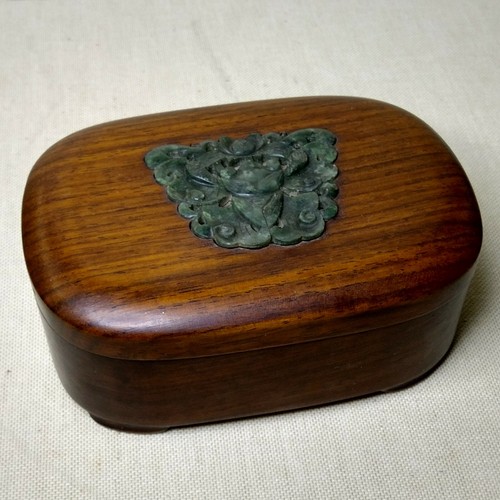 Vintage chinese wooden box - wooden,