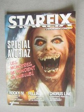CINEMA REVUE STARFIX N°33 FEVRIER 1986 SPECIAL AVORIAZ - BON ETAT