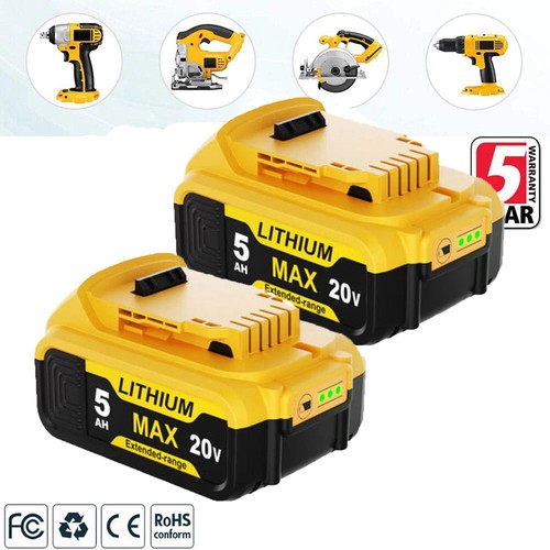 Pour dewalt batterie v - 2x, 18