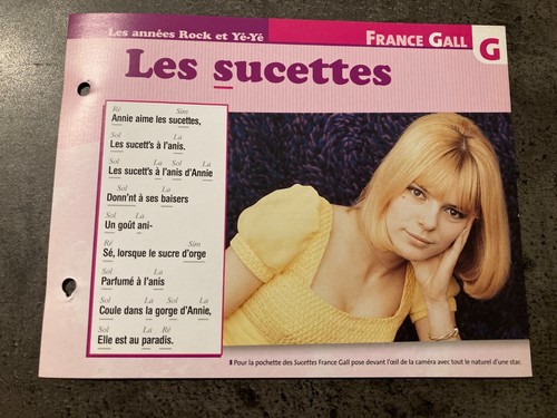 Carte fiche plaisir chanter - plaisir,