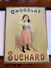 Chocolat SUCHARD plaque en tôle