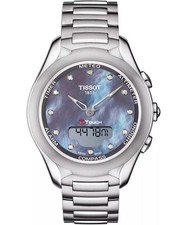 Tissot Montre Argent Analogique - Digital Femmes T-touch Solar T0752201110601