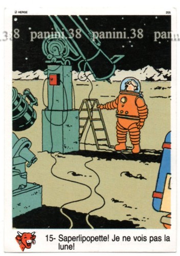 Vignette tintin a la - vignette, n°15