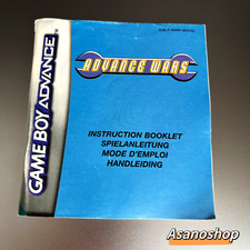 Advance Wars  Game Boy Advance GBA - NOTICE SEULE