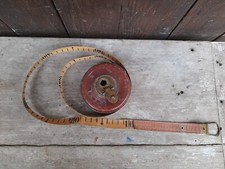 décamètre outil instrument de mesure ancien à identifier art populaire