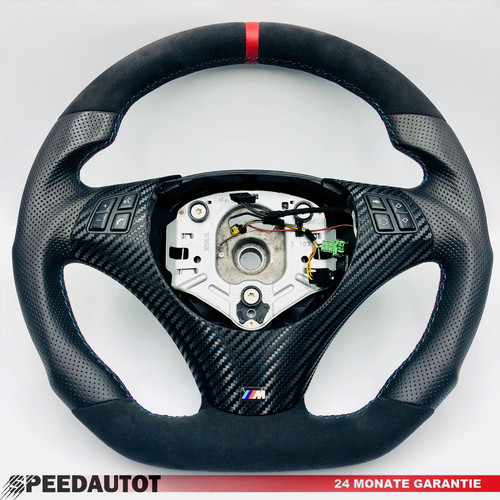 Volant cuir aplati bmw - cuir,