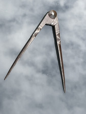 ⭐️ OUTIL ANCIEN COMPAS 18eme FER FORGE COLLECTION ANTIQUE COMPASS TOOL 18th