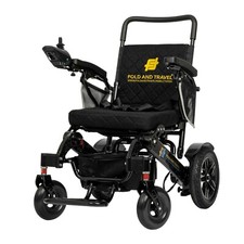 Fold and Travel Portable Résistant Pli Courant Electrique Fauteuil Roulant pour