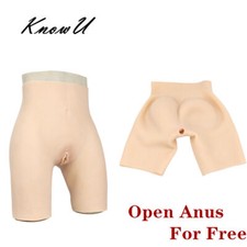 Culotte en silicone KnowU sous-vêtements insérable faux vagin transgenre...