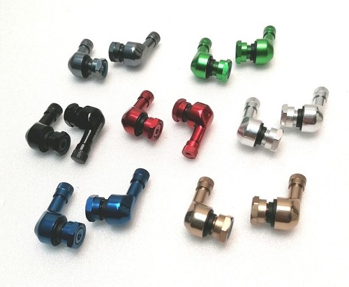 Paire valves coudée alu - 1x,