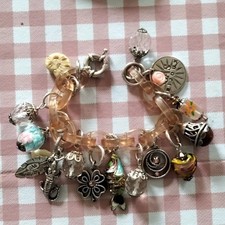 Superbe Bracelet Gas Bijoux Avec Nombreuses Breloques 