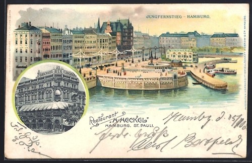 Lithographie hamburg neustadt - lithographie, hamburg-neustadt