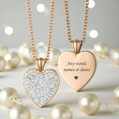 Collier gravé pour femme - pour,