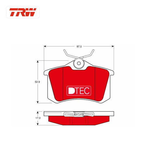 Kit plaquettes frein - kit,