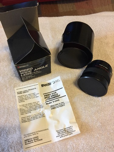 Ambico video wide angle lens - wide,