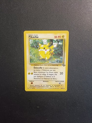 Carte pokémon pikachu - carte,