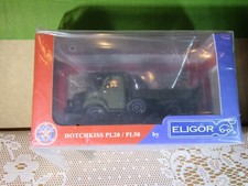 900X Eligor 101429 Hotchkiss PL20 4X4 + Treuil Benne TP Vert 1:43 Neuf + Boite