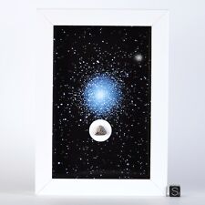 Météorite Ferreuse Aletai Astrophotographie Encadrée Verre anti reflet UV cadre