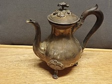 Très ancienne théière CAILAR HENRY & CIE en métal argenté