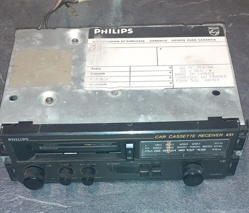 Philips vintage autoradio - philips,