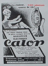 PUBLICITE CALOR RADIATEUR