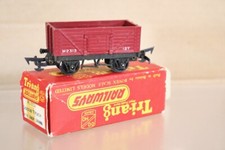 Triang R112 Br Bordeaux Marchandises Camion Wagon M2313 Avec Drop Portes Emballé