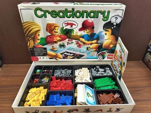 Lego creationary board game - board,