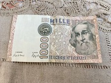 Ancien Billet Italien 1000 Lire 1982 Occasion 