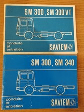 CATALOGUE BROCHURE CAMION SAVIEM SM 300 340  CONDUITE ET ENTRETIEN