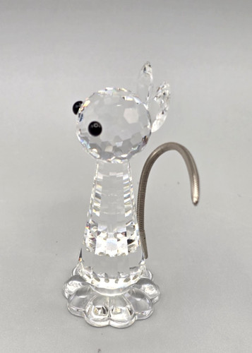 Swarovski crystal cat figurine - crystal,